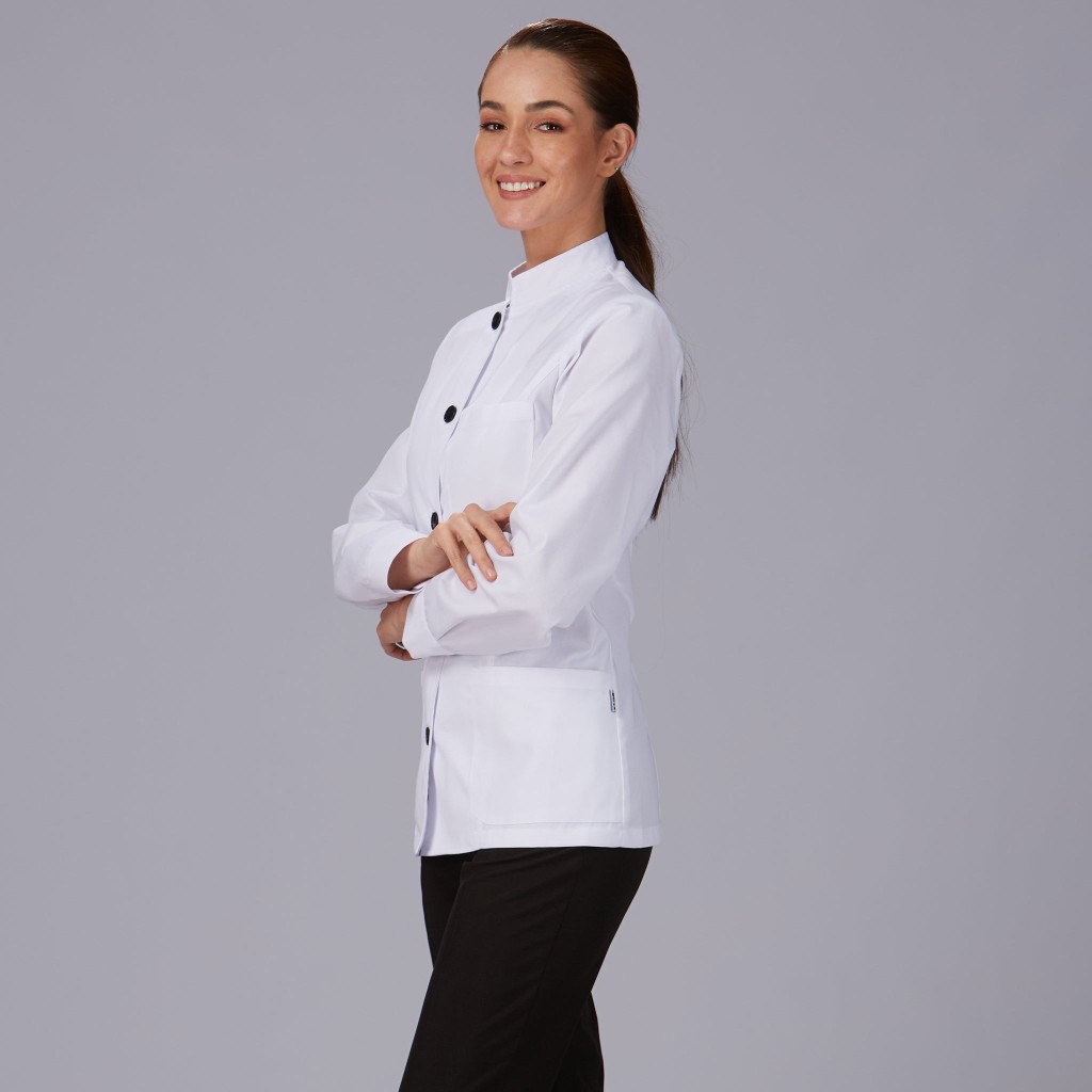 BLUSA MUJER CUELLO MAO M/LARGA