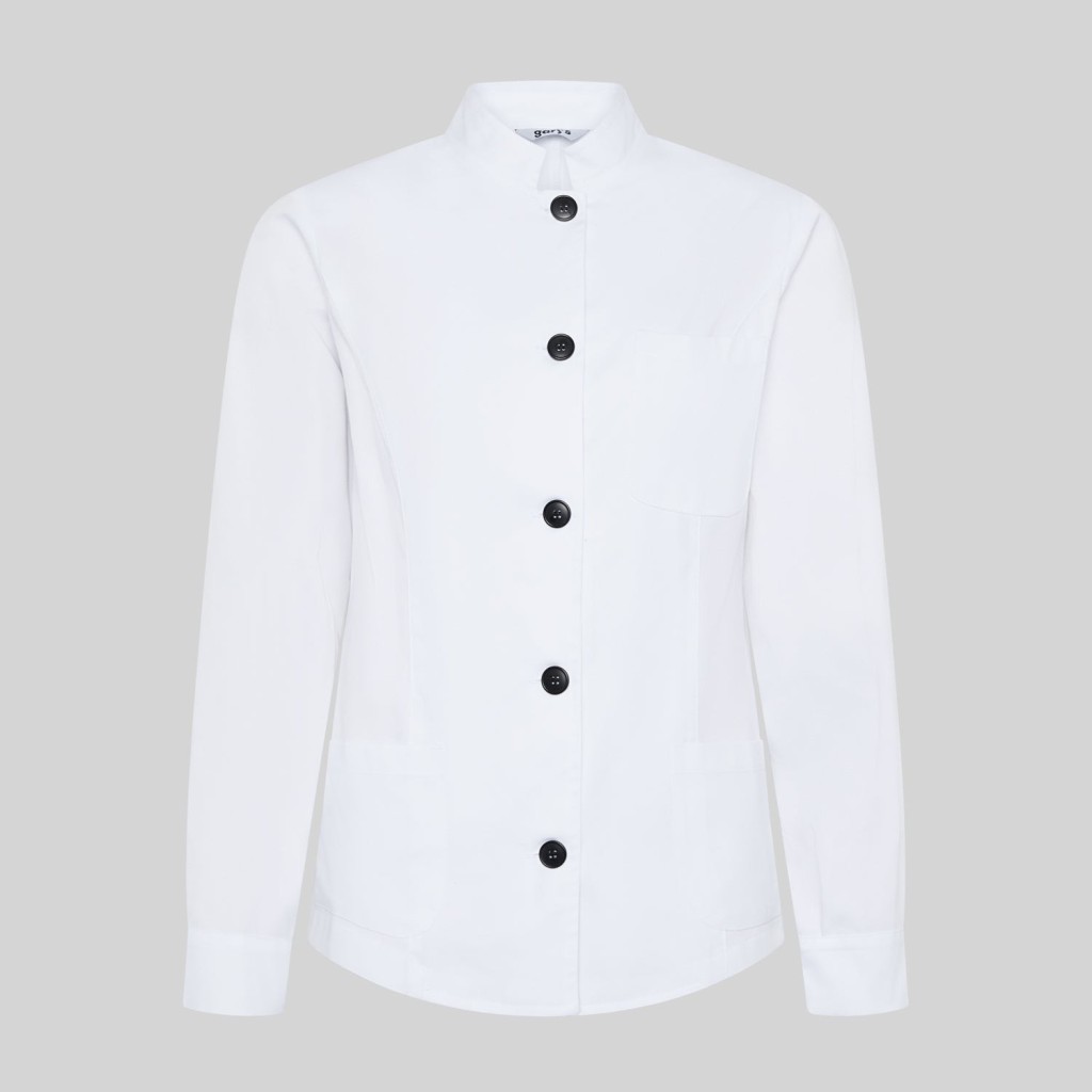 BLUSA MUJER CUELLO MAO M/LARGA