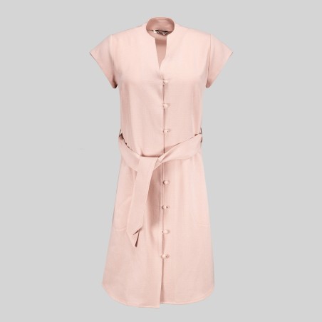 VESTIDO BOTON FORRADO VIVAZ X.LINEN