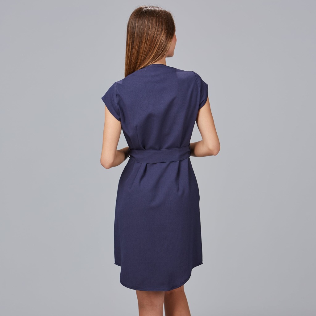 VESTIDO BOTON FORRADO VIVAZ X.LINEN
