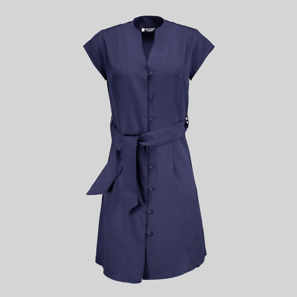 VESTIDO BOTON FORRADO VIVAZ X.LINEN