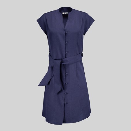 VESTIDO BOTON FORRADO VIVAZ X.LINEN