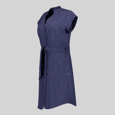 VESTIDO BOTON FORRADO VIVAZ X.LINEN