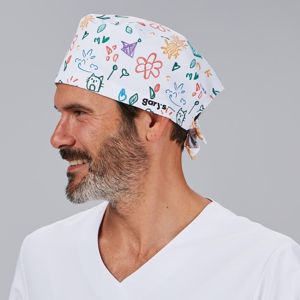 GORRO CIRUJANO TIRAS DIBUJOS