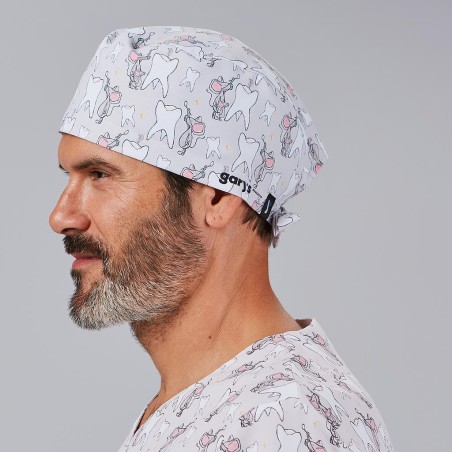 GORRO CIRUJANO TIRAS DIBUJOS