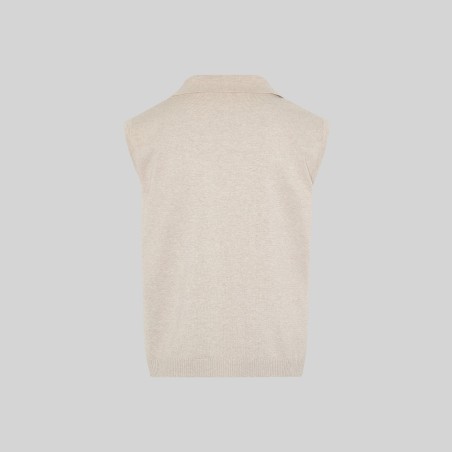 CHALECO CUELLO SOLAPA ABOTONADO HOMBRE