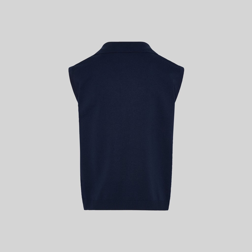 CHALECO CUELLO SOLAPA ABOTONADO HOMBRE