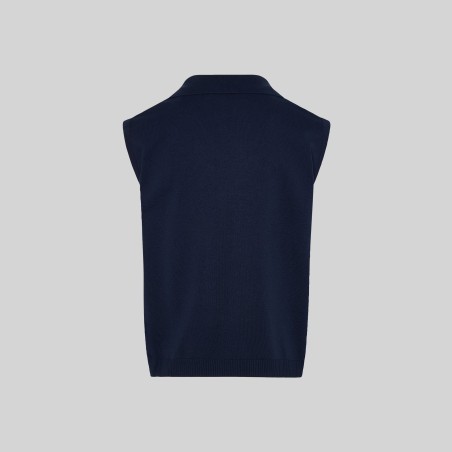 CHALECO CUELLO SOLAPA ABOTONADO HOMBRE