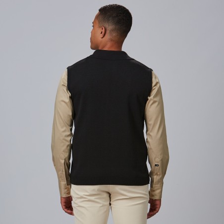 CHALECO CUELLO SOLAPA ABOTONADO HOMBRE