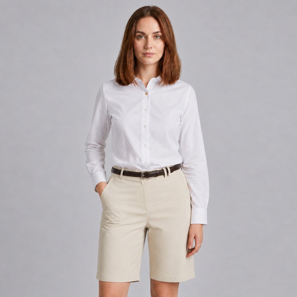 Bermuda Mujer Chino T400 | Uniforme Profesional | Workers Uniformes