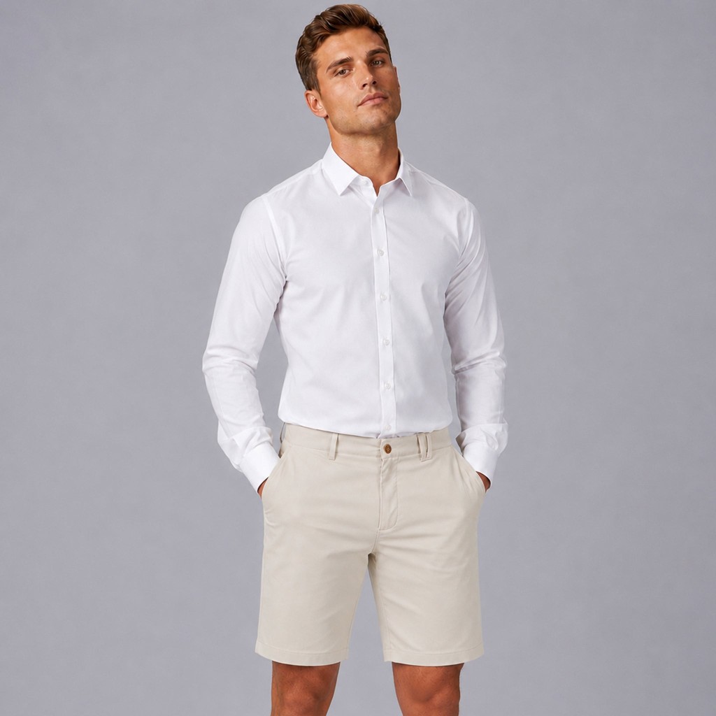 Bermuda Hombre Chino T400 | Uniforme Profesional | Workers Uniformes