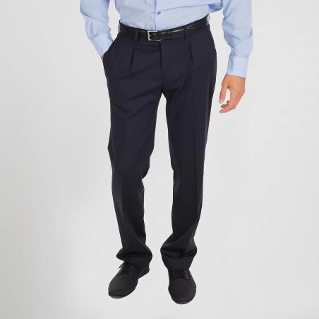 Pantalón Hombre con Pinzas Confort | Uniforme Profesional | Workers Uniformes