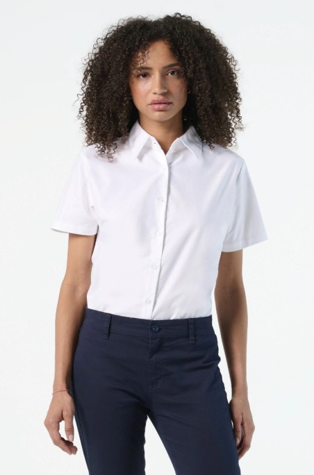 CAMISA OXFORD M/C MUJER