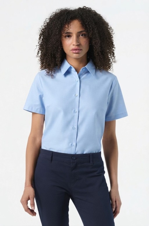 CAMISA OXFORD M/C MUJER