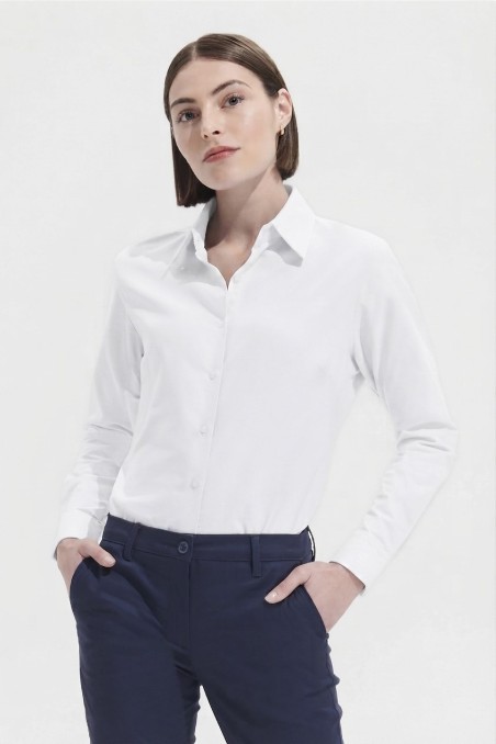 Camisa mujer SOL'S Embassy manga larga | Workers Uniformes