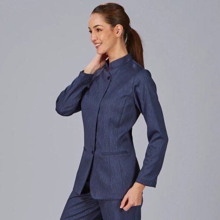 CHAQUETA MUJER CUELLO MAO CAMPOS