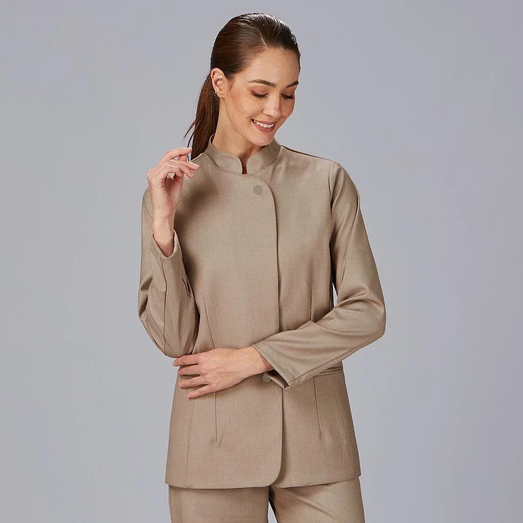 CHAQUETA MUJER CUELLO MAO CAMPOS