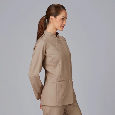 CHAQUETA MUJER CUELLO MAO CAMPOS