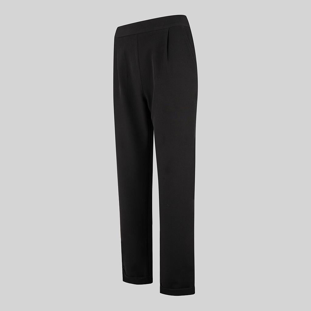 Pantalón mujer bielástico bajo vuelto | Workers Uniformes