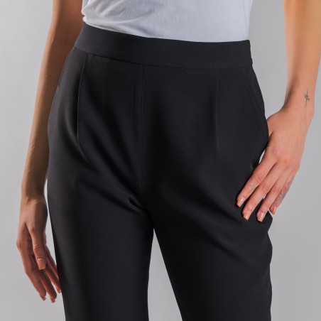 Pantalón mujer bielástico bajo vuelto | Workers Uniformes