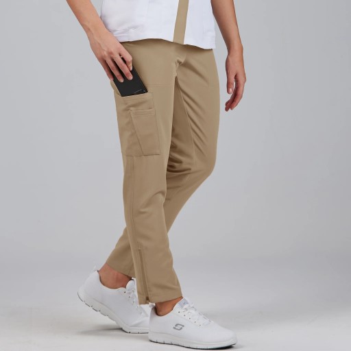 Pantalón mujer jogger con cremalleras 700079 | Workers Uniformes