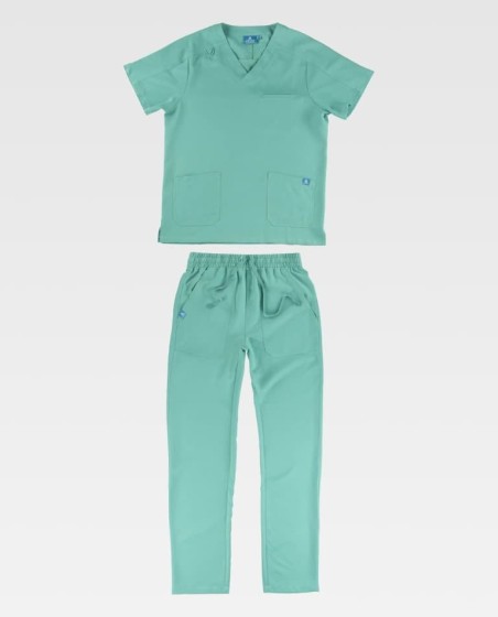 CONJUNTO PIJAMA SANITARIO ELÁSTICO