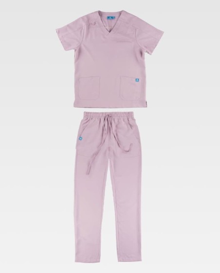 CONJUNTO PIJAMA SANITARIO ELÁSTICO