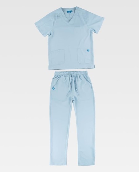 CONJUNTO PIJAMA SANITARIO ELÁSTICO