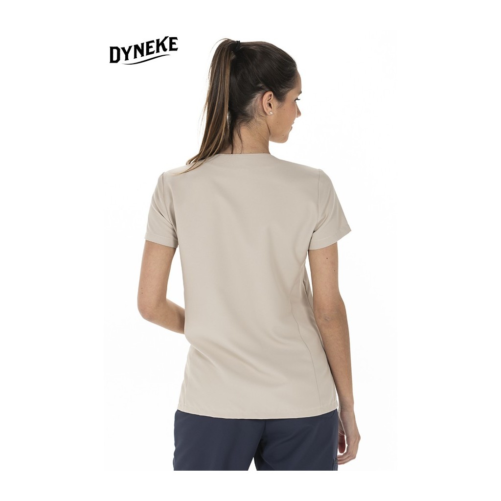 CHAQUETA PRESILLAS MICROFIBRA BEIGE