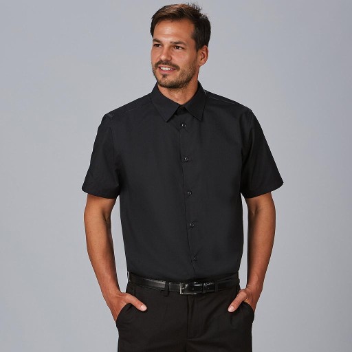 CAMISA HOMBRE M/C SLIM FIT ELASTAN "RED LINE" 2
