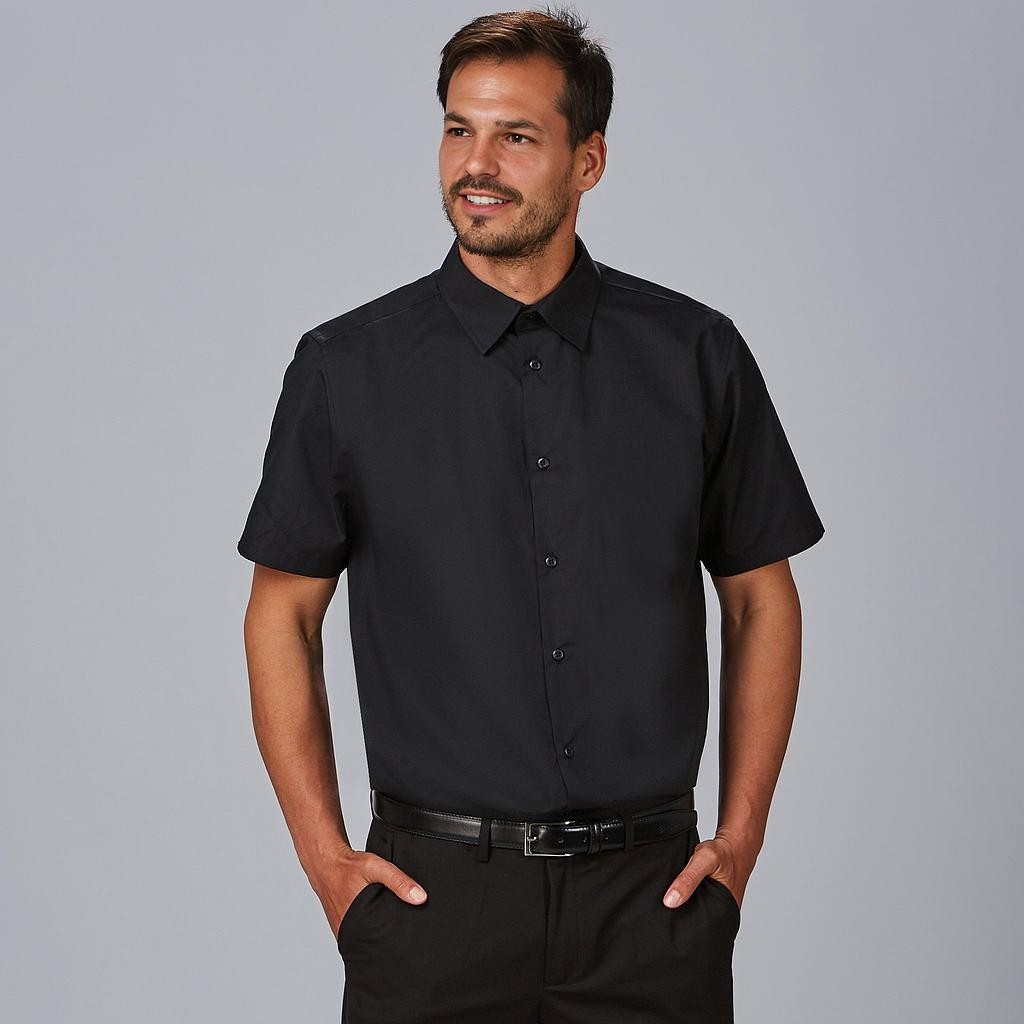 CAMISA HOMBRE M/C SLIM FIT ELASTAN "RED LINE"