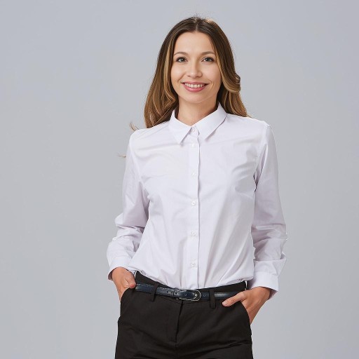CAMISA MUJER M/L ELASTAN "RED LINE" 2
