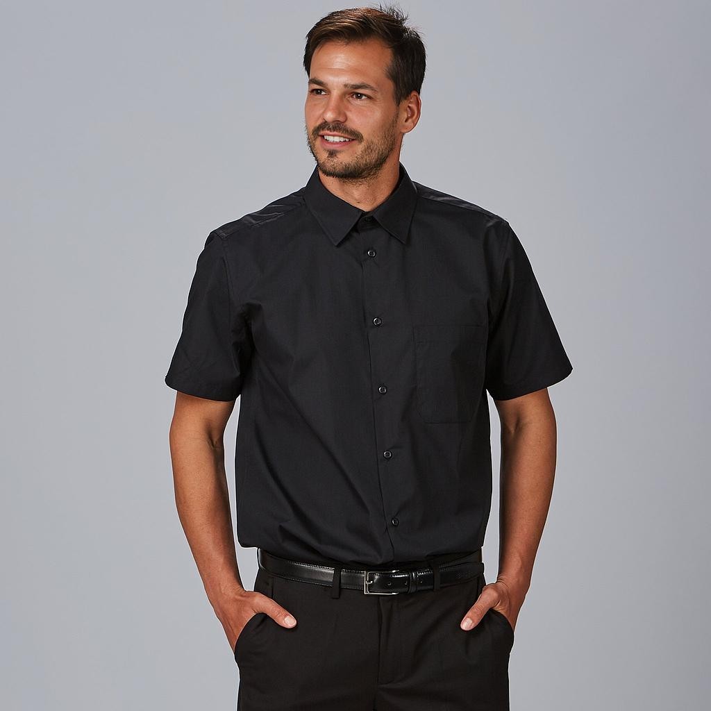 CAMISA HOMBRE M/C POP. "RED LINE"